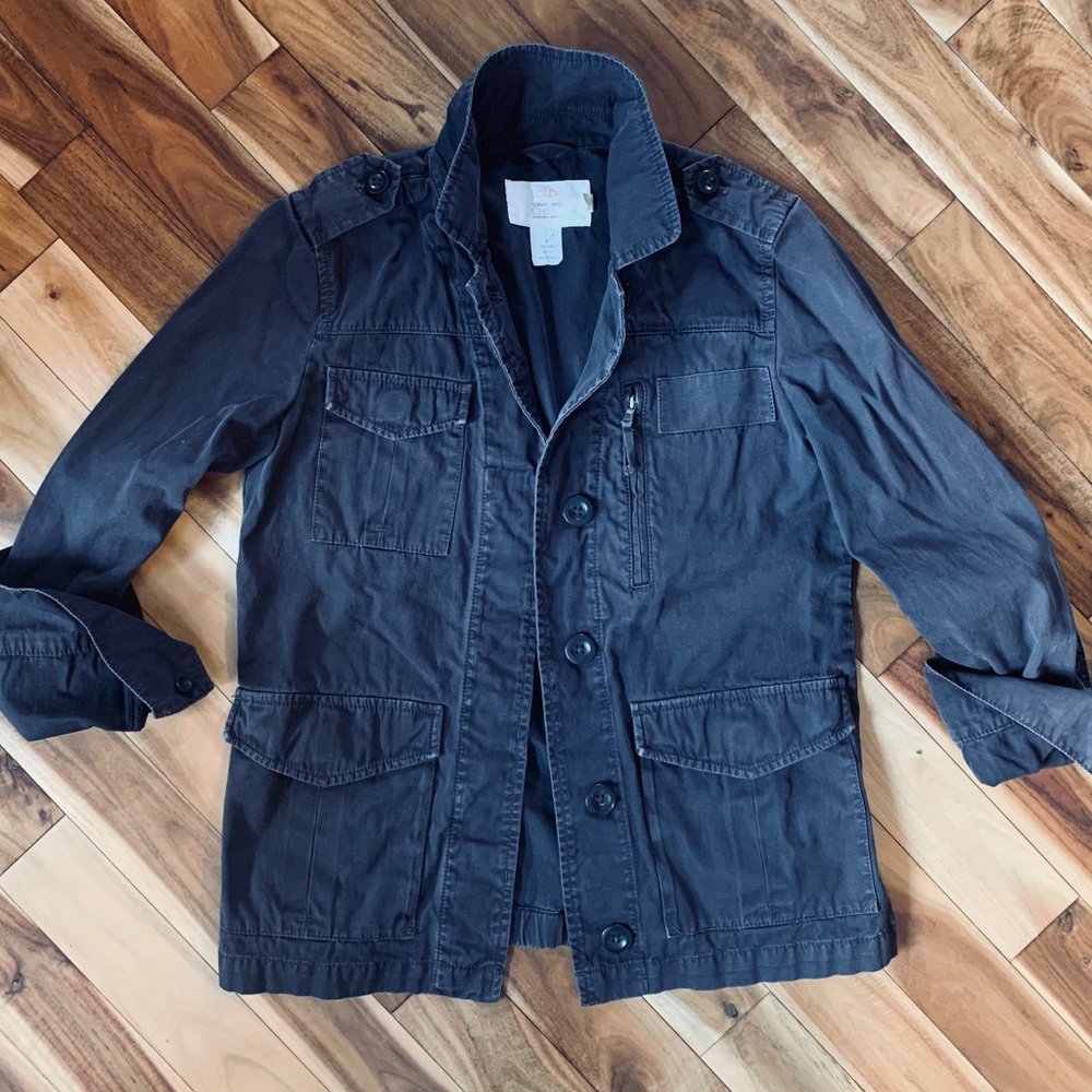 J Crew Classic Twill Jacket - Size 0